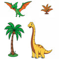 🦕 Dinosaur Paint N Stick Wall Decal Kit Essentials Kit • Sky High and Dino Tall