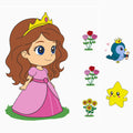👑 Princess Paint N Stick Wall Decal Kit Princess Character Essentials Kit