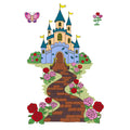 🏰 Princess Paint N Stick Wall Decal Kit Castle Scene Essentials Kit